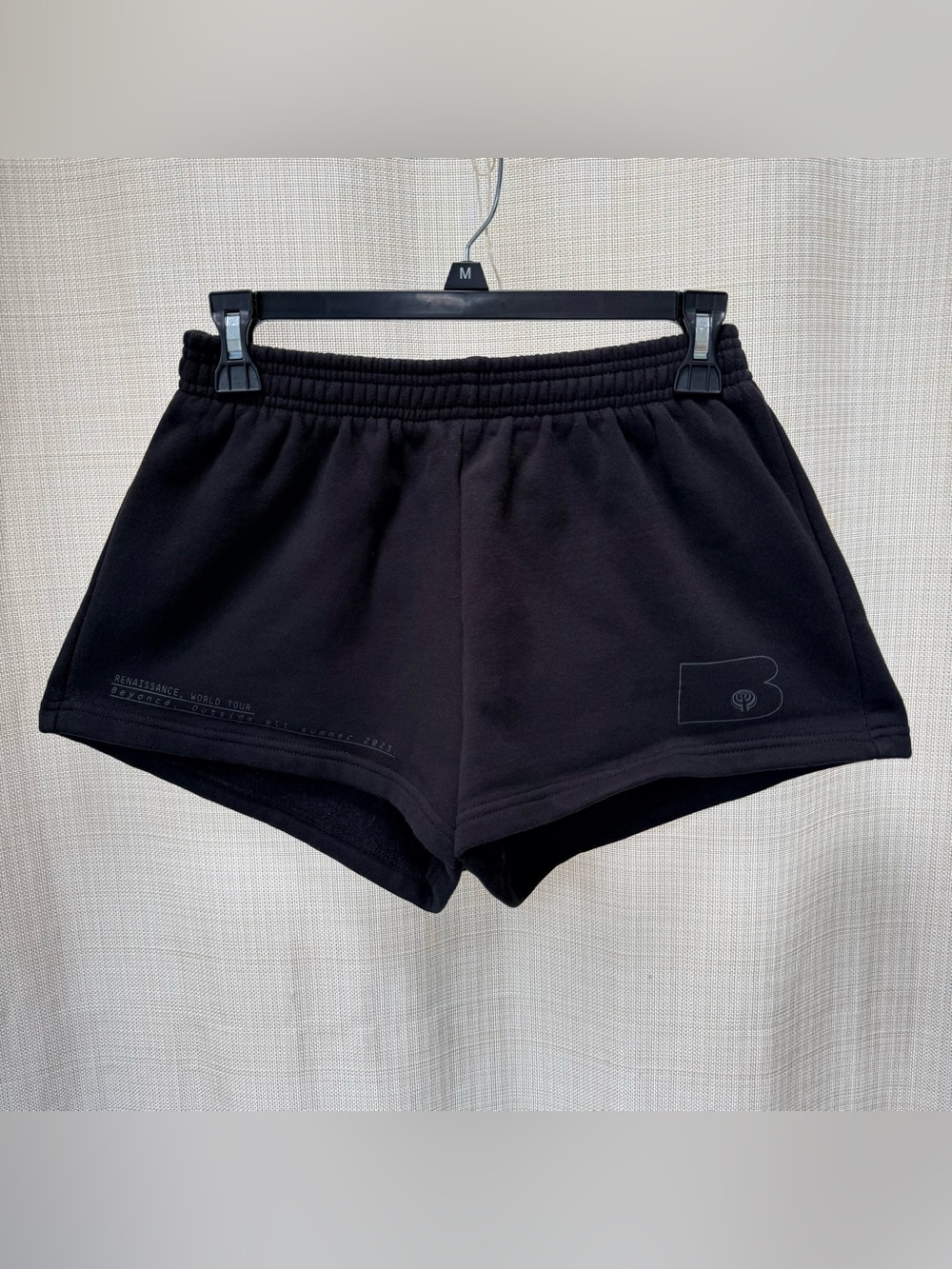 Beyoncé Renaissance World Tour THIQUE Black Shorts Size M Concert Merch